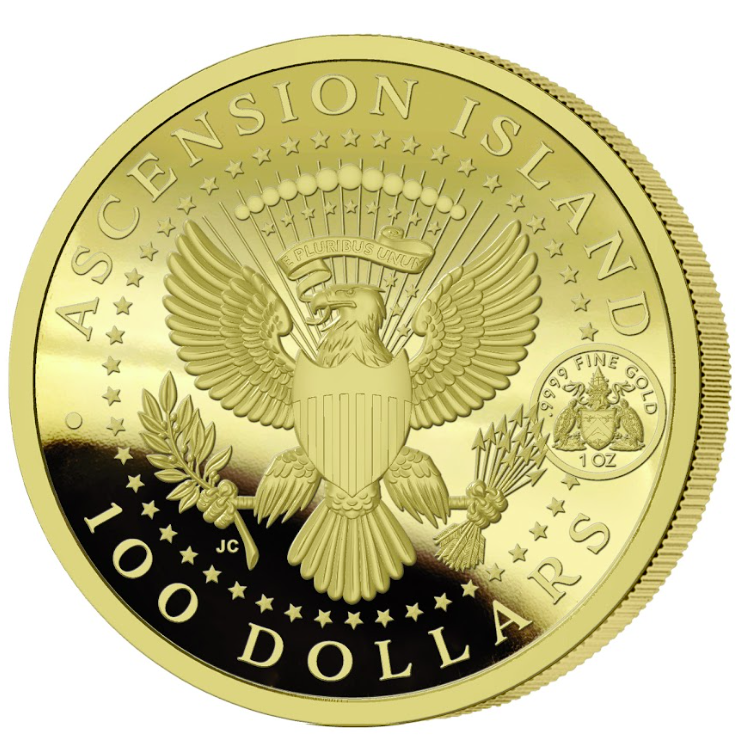 JFK Commemorative 2024 Ascension $100 Gold
