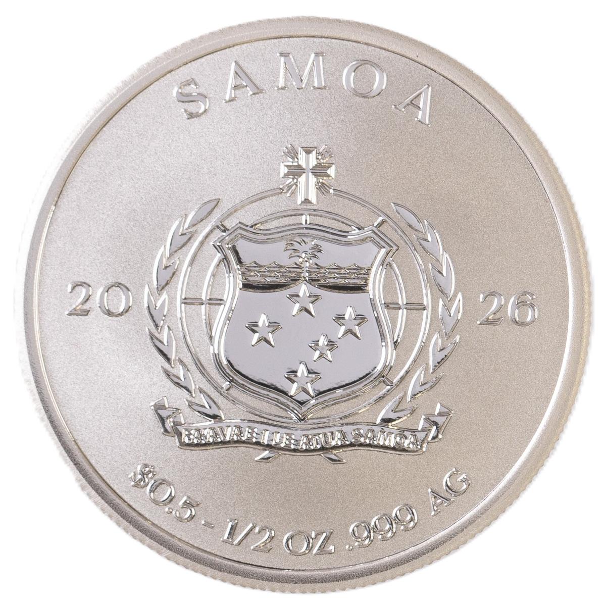 Ouroboros 2026 Samoa $1/2 Silver - Printed Blue and Pink