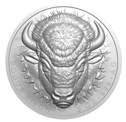 Rogue Bison, Ascension, $2 Silver