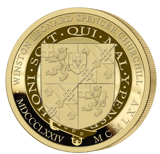 Churchill Garter 2025 Alderney  Half-Sovereign Gold