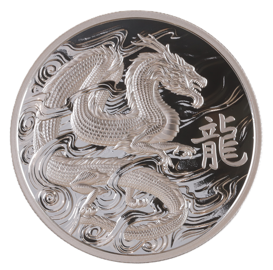 Lunar Dragon 2024 Ascension £1 Silver