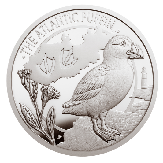 Atlantic Puffin 2026 Alderney £2 Silver