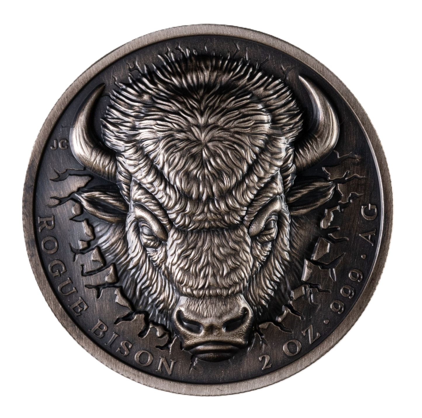 Rogue Bison, Ascension, $2 Silver